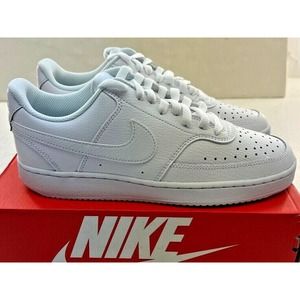 Mens Nike Court Vision Lo White Athletic Basketball Shoe CD5463-100 Size 6 & 6.5